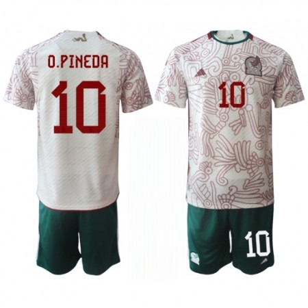 Camisetas México Orbelin Pineda 10 Segunda Copa Mundial 2022 - Niño (+ Pantalones) Camisetas México Orbelin Pineda 10 Segunda Copa Mundial 2022 - Niño (+ Pantalones)